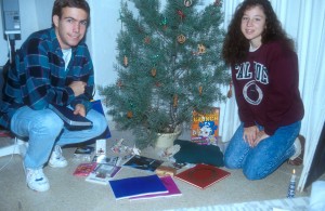 Christmas 1992 with Todd and Kelli, tbs73129212