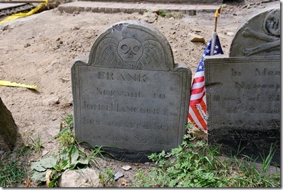 110727006tb Grave of Frank, servant of John Hancock